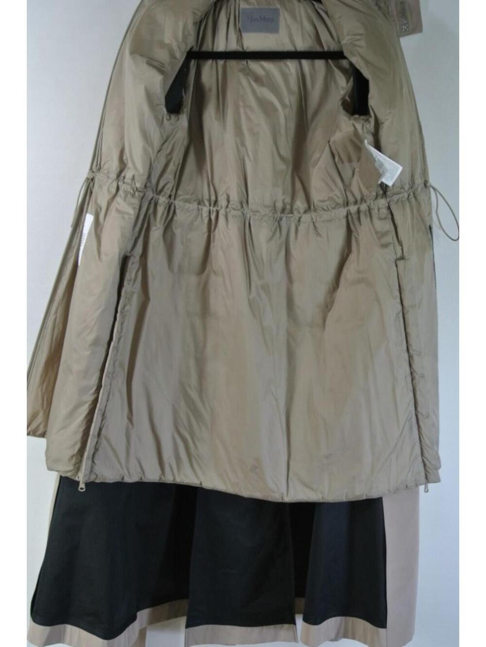 NEW, MaxMara CARTER Technical-fabric trench coat Beige Size 8 #DC613 - Picture 8 of 13